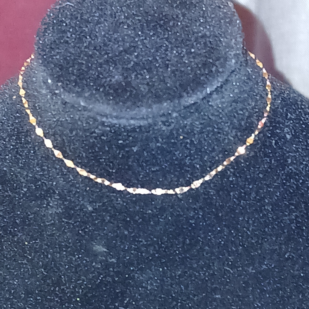 10Kt Rose Gold Mirror Accent Bracelet - Picture 5 of 10